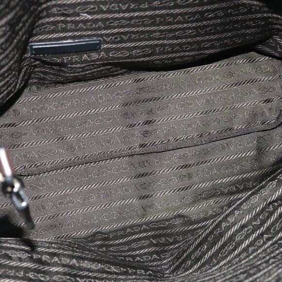 PRADA Hand Bag Nylon Blue - Picture 12 of 15